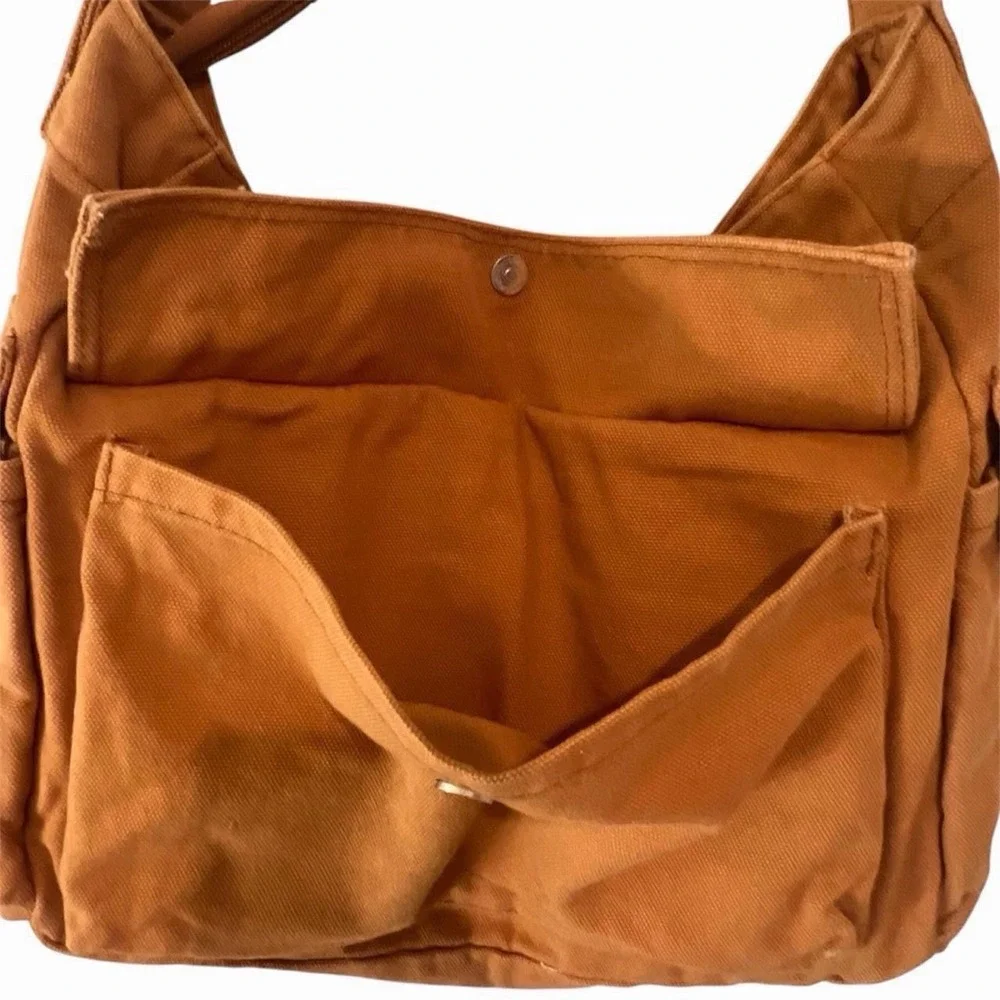 Unisex Vintage Canvas Crossbody Messenger Bag -New